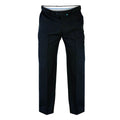 Black - Front - Duke Mens D555 Max Adjustable Waist Kingsize Trousers