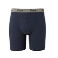 Black-Grey-Navy - Side - Duke Mens D555 London Driver Kingsize Boxer Shorts (Pack of 3)