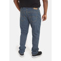 Stonewash - Side - Duke Mens D555 Rockford Comfort Kingsize Jeans