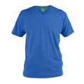 Blue - Front - D555 Mens Signature-2 V-Neck T-Shirt