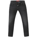 Grey - Front - Duke Mens D555 Benson Stretch Kingsize Jeans