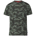 Jungle Camo - Front - Duke Mens D555 Gaston Camouflage Kingsize Short-Sleeved T-Shirt