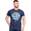 Navy - Side - Duke Mens D555 Winterton Volkswagen Kingsize T-Shirt