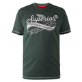 Green - Front - Duke Mens Whitechapel D555 Superior Speedway T-Shirt