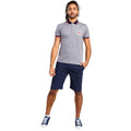 Grey Marl - Lifestyle - Duke Mens D555 Mersea Pique Embroidered Kingsize Polo Shirt