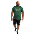 Green - Side - Duke Mens D555 Parnwell California Athletics Kingsize T-Shirt