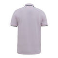 Pink - Back - Duke Mens D555 Hamford 2 Tipped Pique Kingsize Polo Shirt