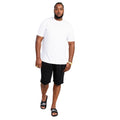 Black-Charcoal - Pack Shot - Duke Mens D555 Rayan Jersey Side Stripe Kingsize Shorts (Pack of 2)