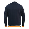 Navy - Back - Duke Mens D555 Marlow Superior Track & Field Crew Neck Sweatshirt