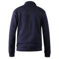 Navy - Back - Duke Mens D555 Willowbrook Cut & Sew Full Zip Kingsize Sweatshirt