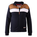 Navy - Front - Duke Mens D555 Willowbrook Cut & Sew Full Zip Kingsize Sweatshirt