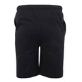 Black-Charcoal - Back - Duke Mens D555 Ryan Elasticated Waist Kingsize Jersey Shorts (Pack of 2)