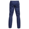 Navy - Back - Duke Mens D555 Basilio Elasticated Waist Trousers