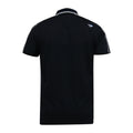 Dark Navy - Back - Duke Mens D555 Sussex Tipped Jersey Contrast Piping Kingsize Polo Shirt