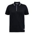 Dark Navy - Front - Duke Mens D555 Sussex Tipped Jersey Contrast Piping Kingsize Polo Shirt