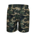 Camo Green - Back - Duke Mens D555 Kody Camo All-Over Print Kingsize Swim Shorts