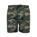 Camo Green - Front - Duke Mens D555 Kody Camo All-Over Print Kingsize Swim Shorts