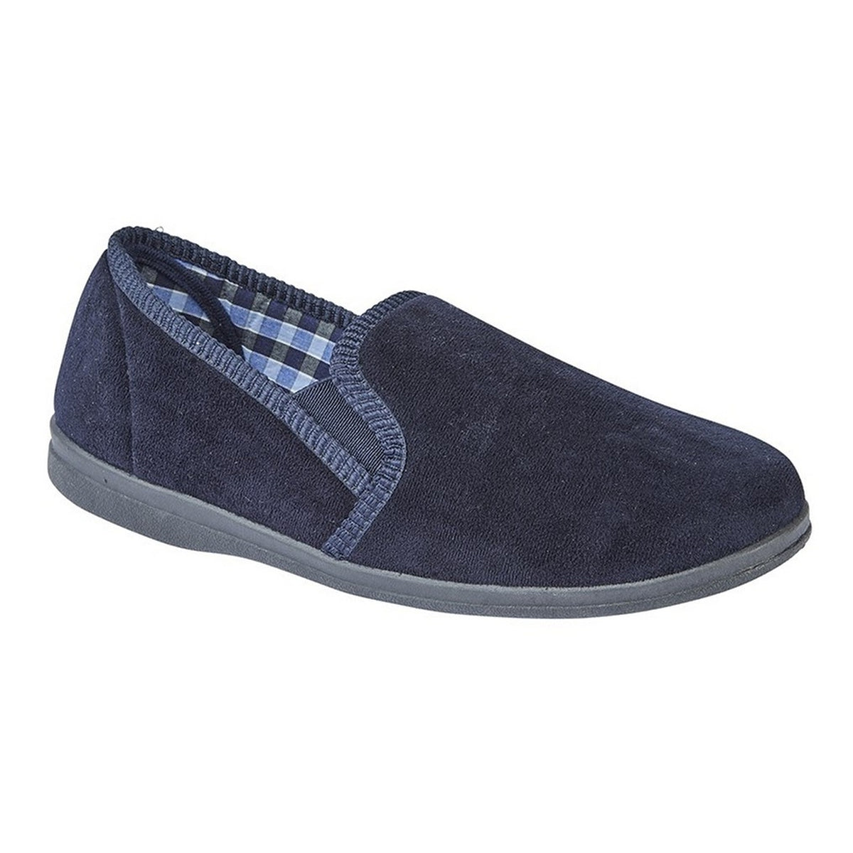 Sleepers Mens Wilson Velour Slippers | Discounts on great Brands