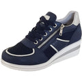 Navy - Back - Cipriata Womens-Ladies Graziosa Trainers