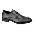 Black - Front - IMAC Mens Leather Oxfords