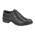 Black - Front - Cipriata Womens-Ladies Priscilla Leather Oxfords