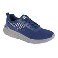 Navy Blue - Front - Rdek Mens Contrast Detail Lace Up Trainers