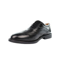 Black - Back - Grafters Mens Leather Lace Up Brogues