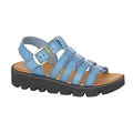 Blue - Front - Cipriata Womens-Ladies Azia T-Bar Sandals