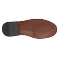 Black - Back - Roamers Mens Plain Suede Loafers