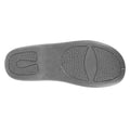 Grey - Back - Sleepers Womens-Ladies Tammy Mule Slippers