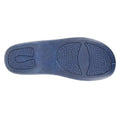 Navy - Back - Sleepers Womens-Ladies Tammy Mule Slippers