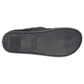 Black - Back - Sleepers Mens Trevor Mule Slippers