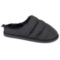 Black - Front - Sleepers Mens Trevor Mule Slippers