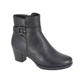 Black - Front - Cipriata Womens-Ladies Clodia Memory Foam Ankle Boots