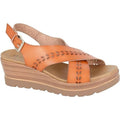 Tan - Front - Cipriata Womens-Ladies Gavina Sandals