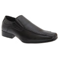 Black - Front - US Brass Boys Raven Twin Gusset Shoes