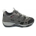 Grey-Black - Back - Johnscliffe Mens Approach Trekking Shoes