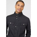 Charcoal - Side - Maine Mens Waxed Funnel Neck Jacket