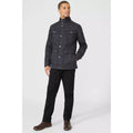 Charcoal - Pack Shot - Maine Mens Waxed Funnel Neck Jacket