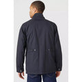 Navy - Pack Shot - Maine Mens Waxed Funnel Neck Jacket