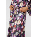 Multicoloured - Side - Debenhams Womens-Ladies Wilderness Floral Wrap Robe