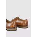 Tan - Lifestyle - Maine Mens Mason Grain Leather Brogues