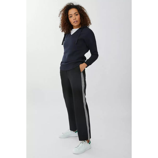 Buy Slumdog Side Striped Velvet Pants Women S-4Xl Plus Size Wide Leg Flare  Pants Ladies High Waist Trousers,Black,M at Amazon.in