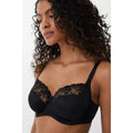 Black - Side - Gorgeous Womens-Ladies DD+ Florence Bra