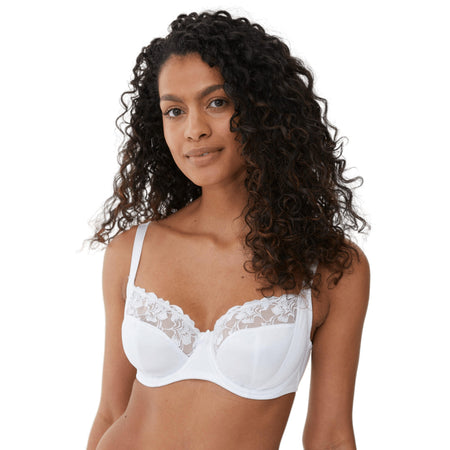 FLORENCE + FRED 34DD Black bra Non-padded double layer lace cup's underwire  GC £3.50 - PicClick UK