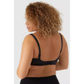 Black-Nude - Back - Gorgeous Womens-Ladies Stripe Jacquard Bra (Pack of 2)