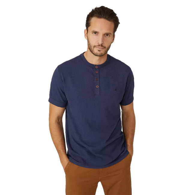 Mantaray Mens Grandad Collar T-Shirt | Discounts on great Brands