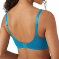 Teal - Back - Debenhams Womens-Ladies Eyelash Lace Plunge Bra