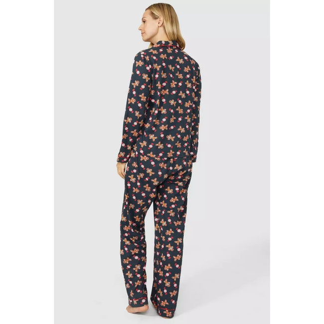 Debenhams Womens Ladies Gingerbread Long Pyjama Set Discounts on