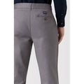 Grey - Side - Maine Mens Premium Chinos